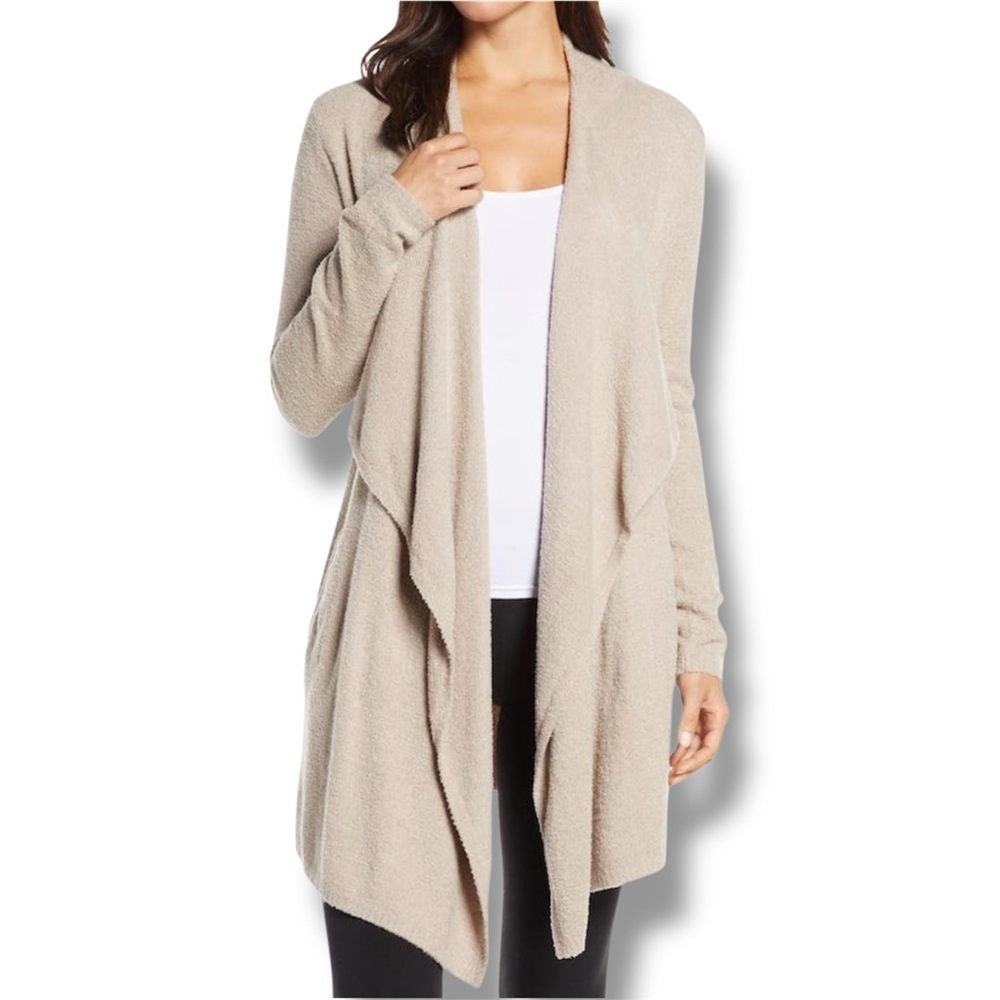 Barefoot Dreams Bamboo Chic Lite Cardigan Women’s L/XL Island Wrap Sweater Knit